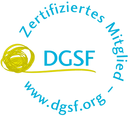 Zertifizierungssiegel der DGSF – Deutsche Gesellschaft für Systemische Therapie