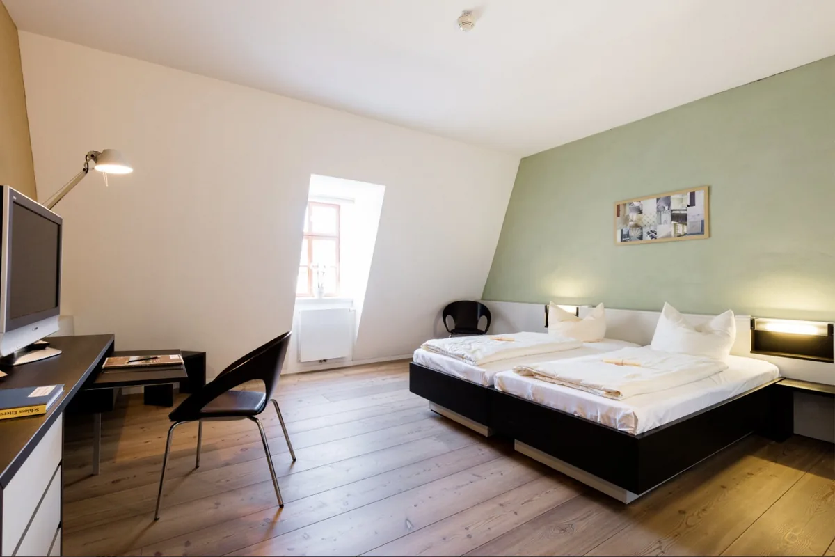 Beispiel für ein Zimmer im Schloss Ettersburg